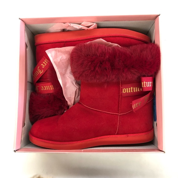 Juicy Couture JC-King red booties size 8 - Picture 7 of 12